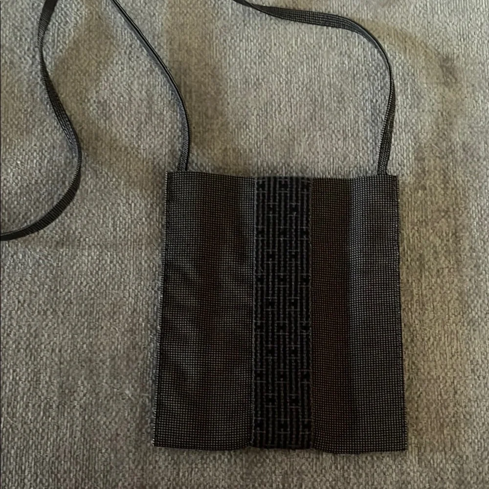 Hermes Brown and Black Herline Pochette Tote Mini Bag - Picture 1 of 9